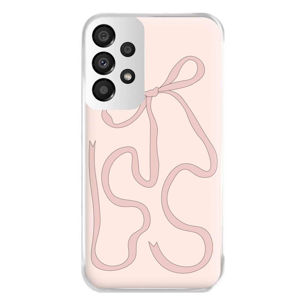 Pink Ribbon Phone Case for Galaxy A33