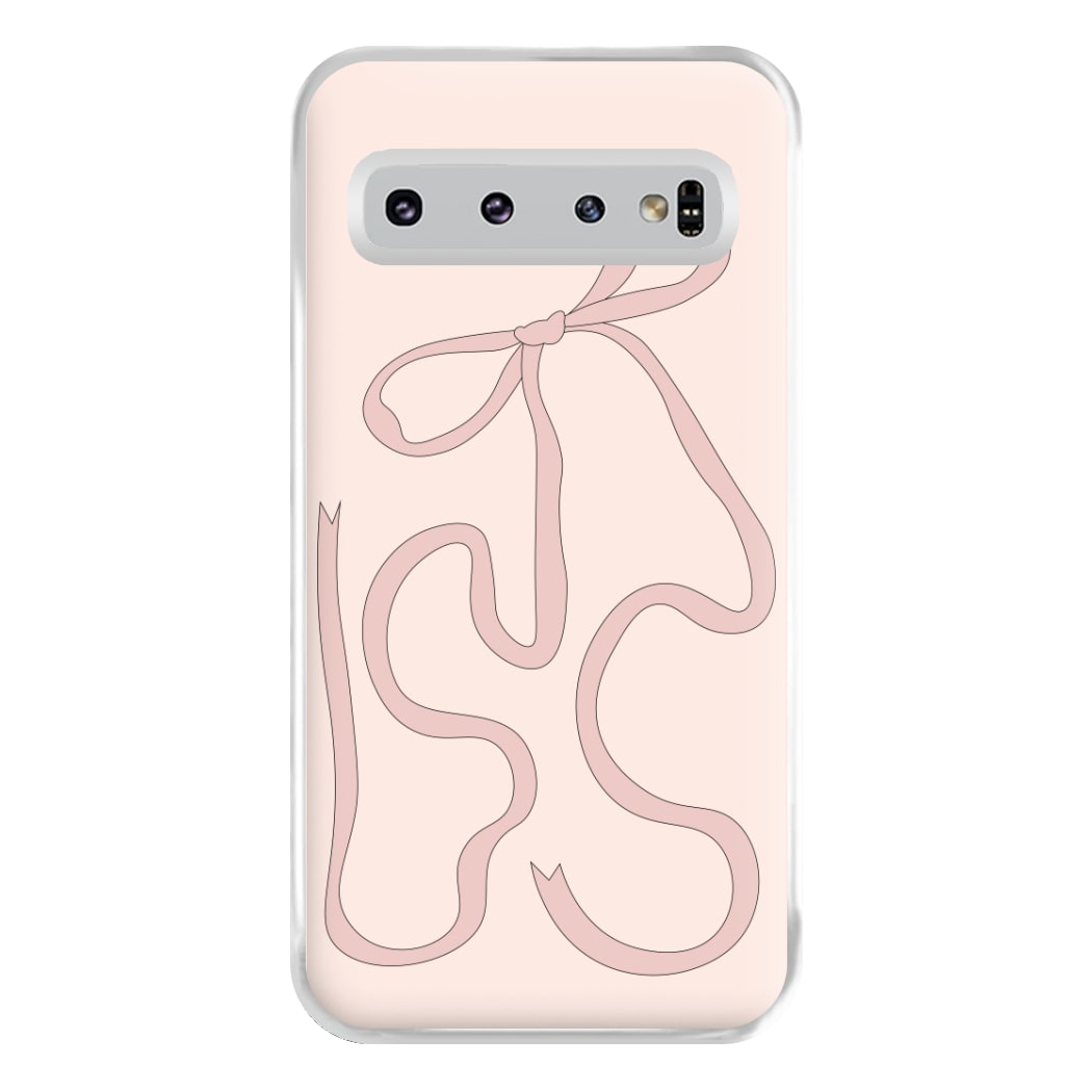 Pink Ribbon Phone Case for Galaxy S10 Plus
