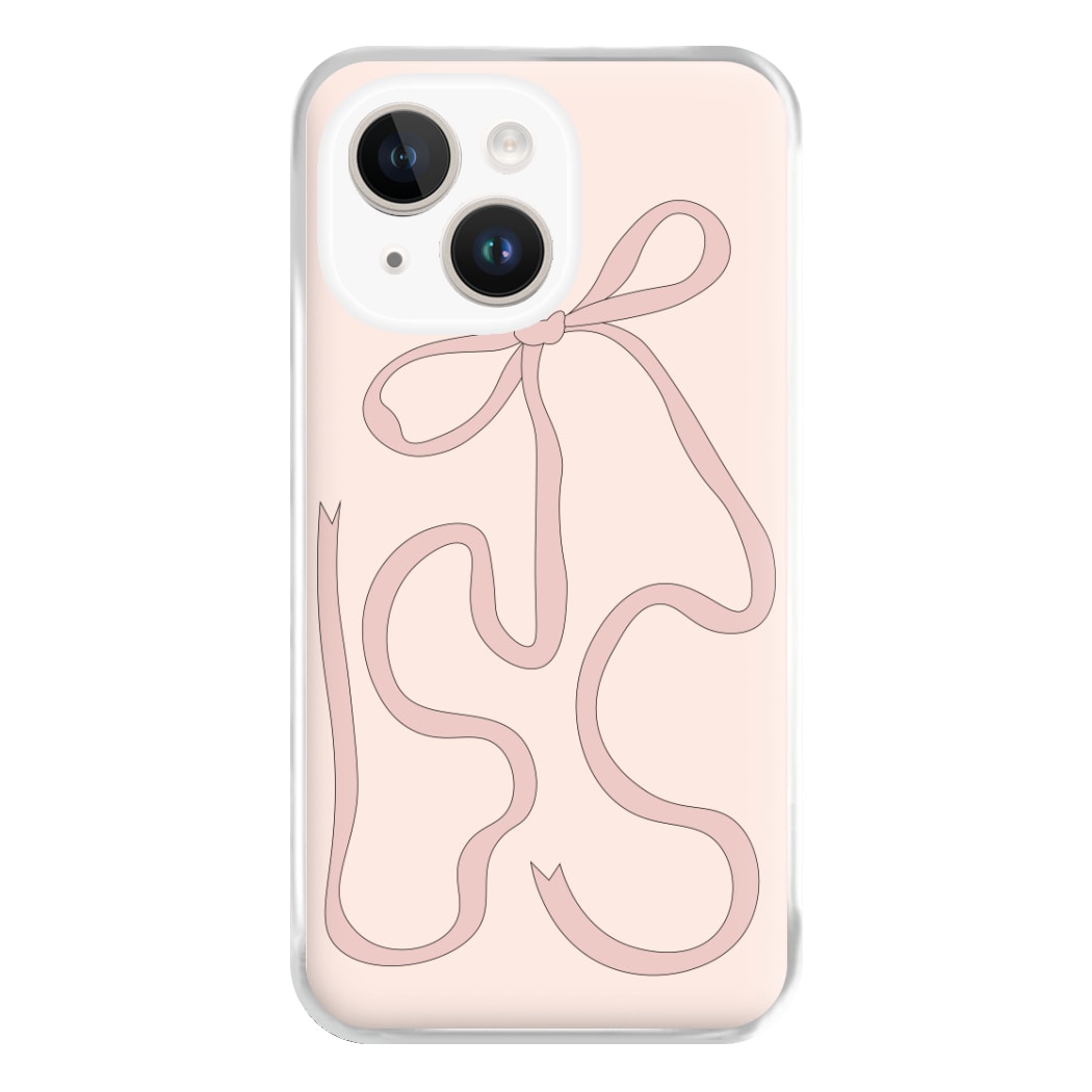 Pink Ribbon Phone Case for iPhone 14 Plus