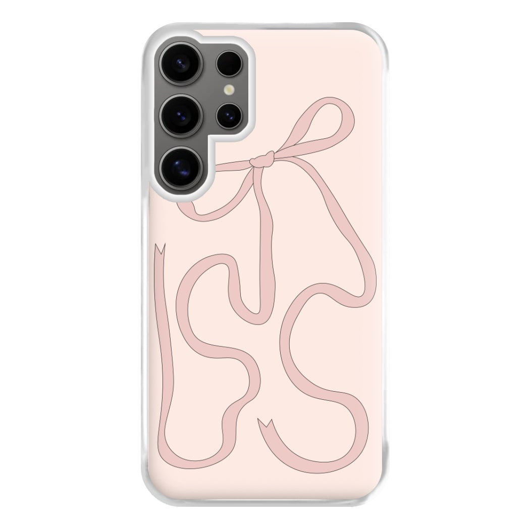 Pink Ribbon Phone Case for Galaxy S24 Ultra
