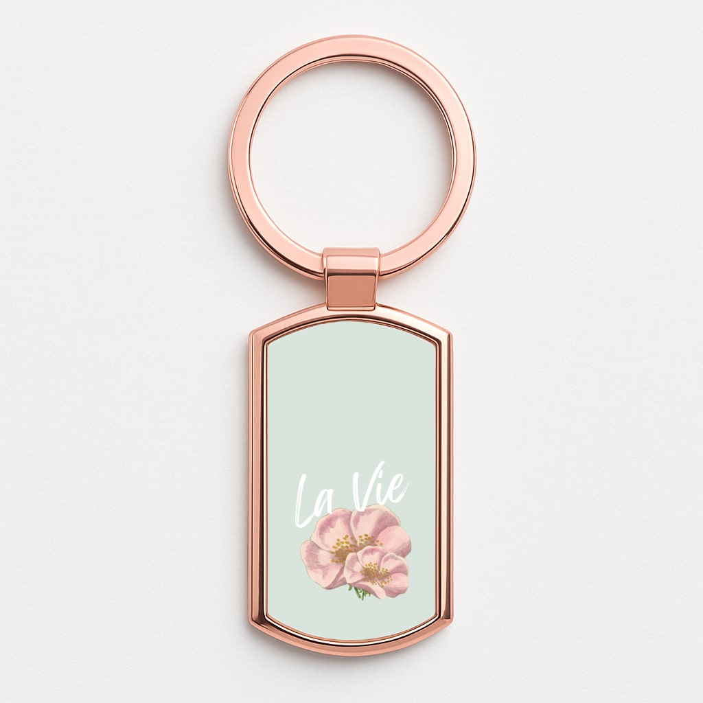 La Vie Rose Gold Keyring