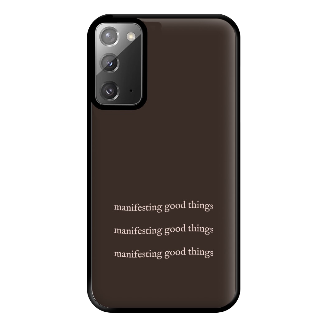 Manifesting Good Things Phone Case for Galaxy Note 20 Ultra