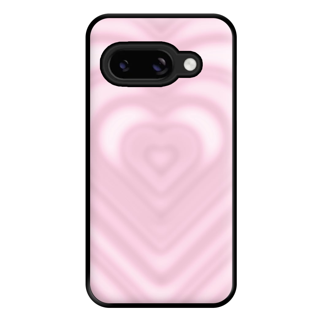 Drippy Love Heart Pink Phone Case for Google Pixel 8a