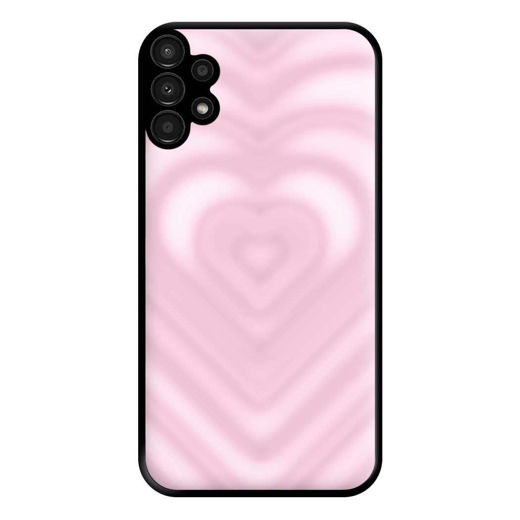 Drippy Love Heart Pink Phone Case for Galaxy A13
