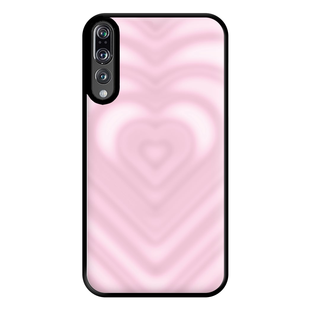 Drippy Love Heart Pink Phone Case for Huawei P20 Pro