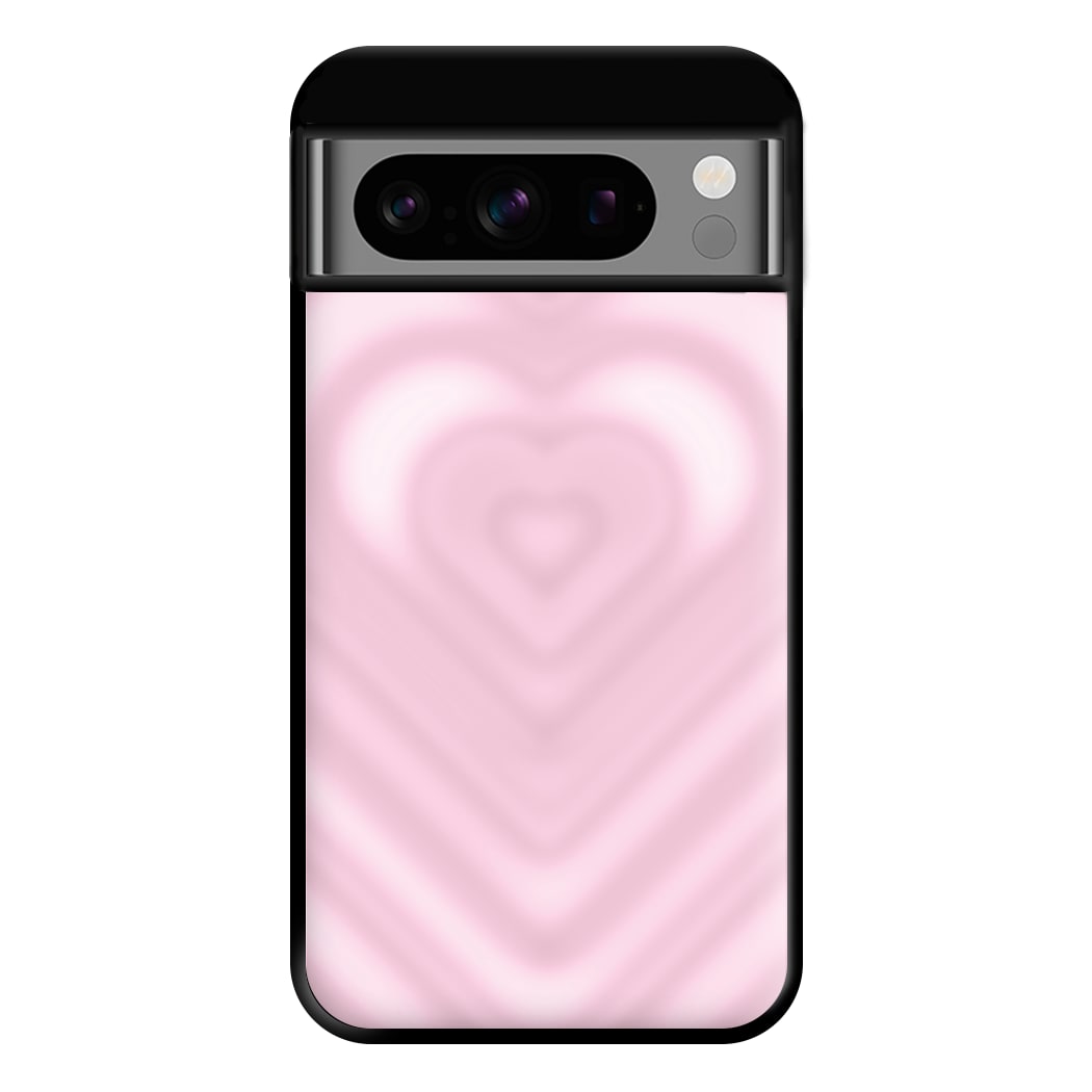 Drippy Love Heart Pink Phone Case for Google Pixel 8 Pro