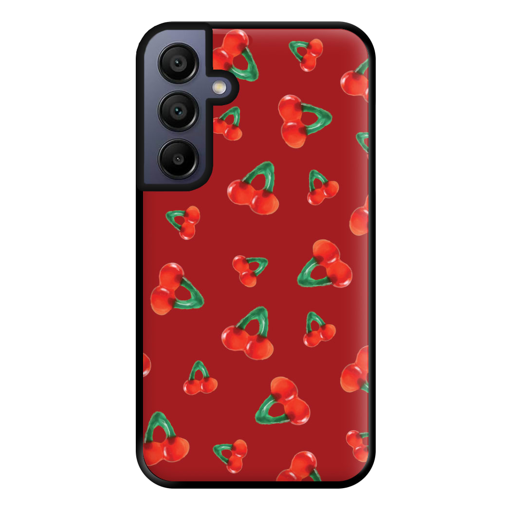 Gummy Cherries Pattern Phone Case for Galaxy A16