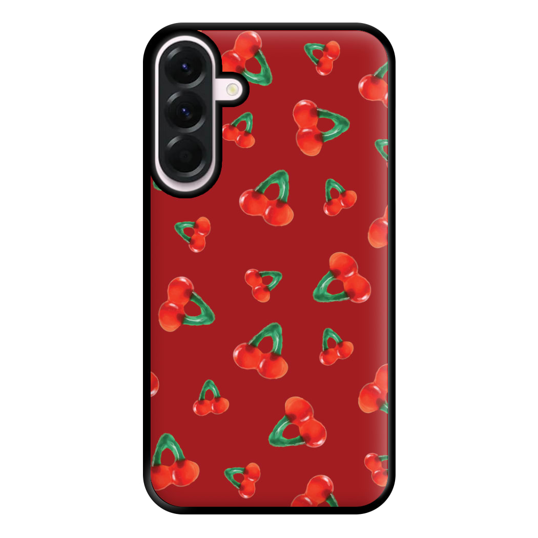 Gummy Cherries Pattern Phone Case for Galaxy A36