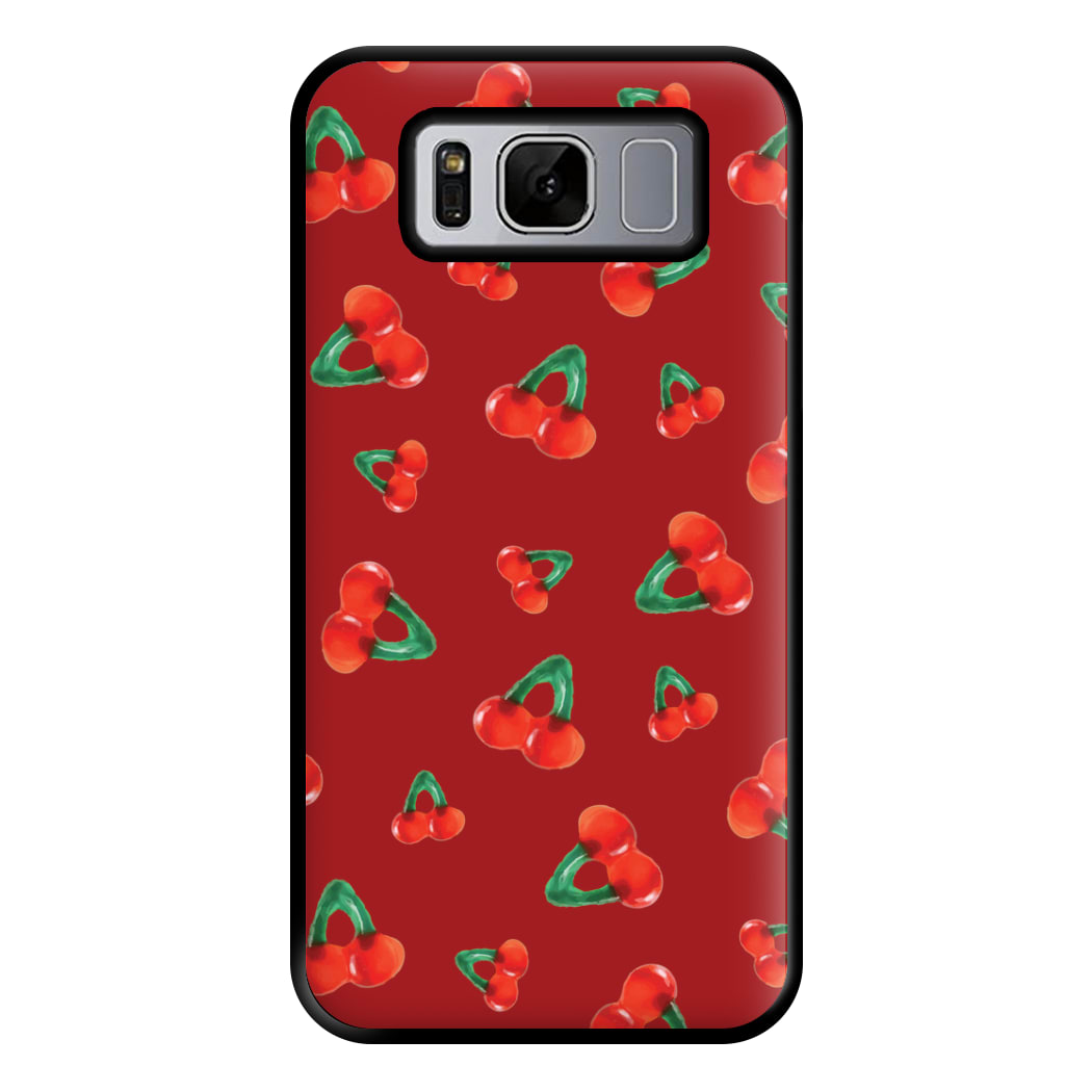 Gummy Cherries Pattern Phone Case for Galaxy S8 Plus