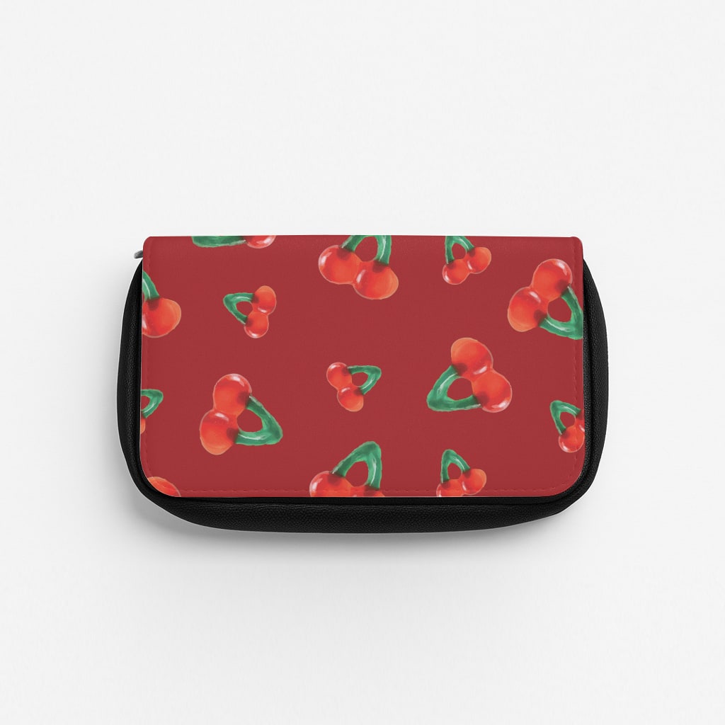 Gummy Cherries Pattern Pencil Case