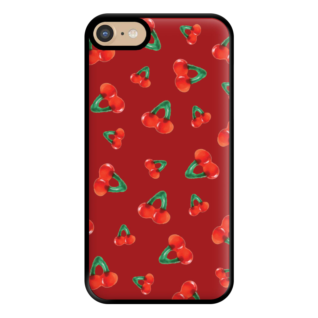 Gummy Cherries Pattern Phone Case for iPhone 6 / 7 / 8 / SE