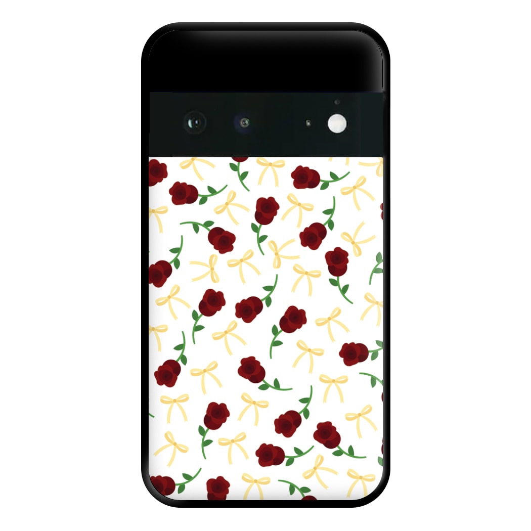 Roses And Bows Pattern Phone Case for Google Pixel 6a
