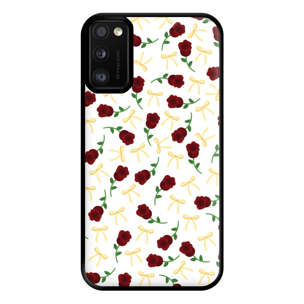 Roses And Bows Pattern Phone Case for Galaxy A41
