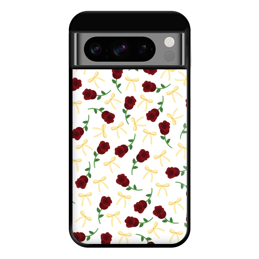 Roses And Bows Pattern Phone Case for Google Pixel 8 Pro