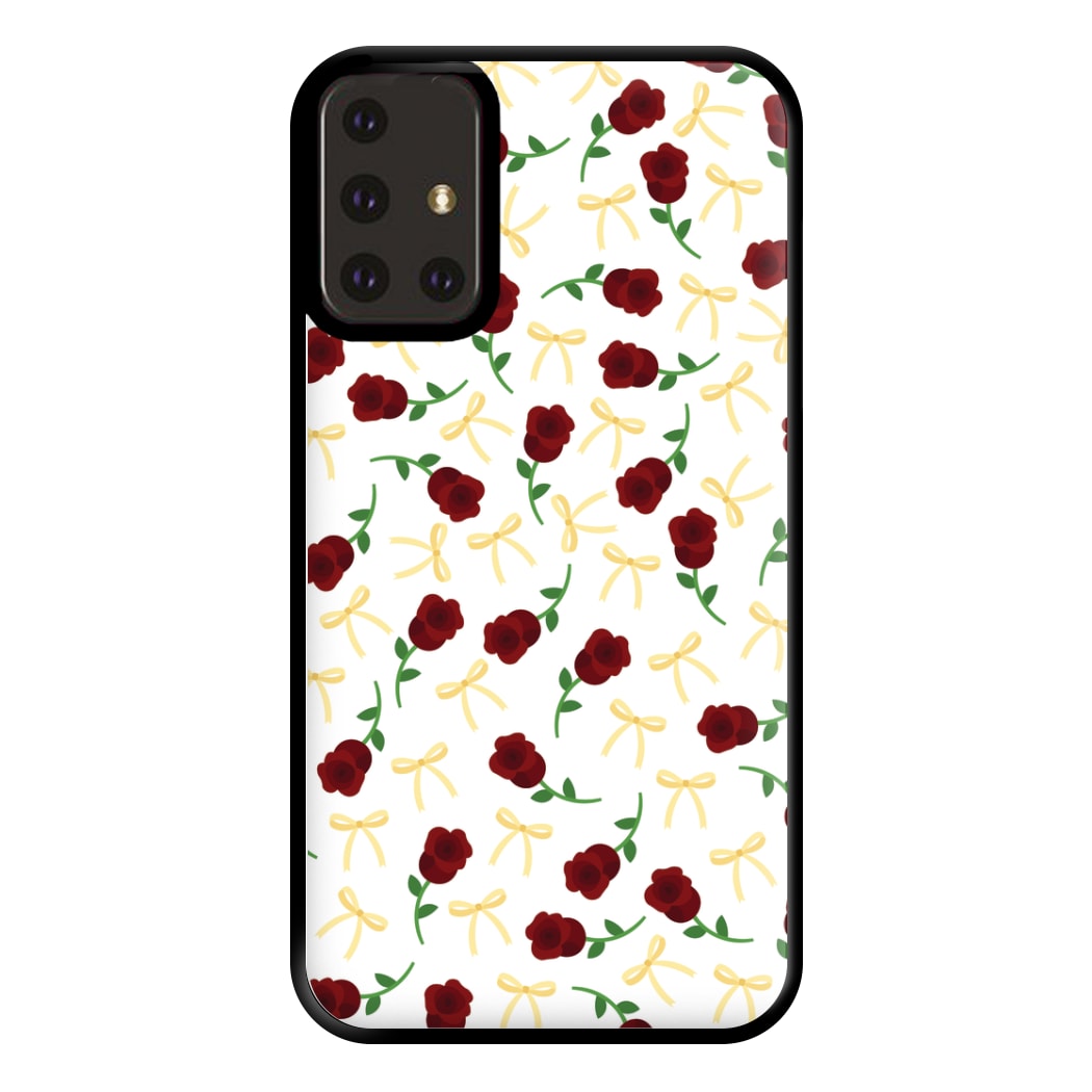 Roses And Bows Pattern Phone Case for Galaxy A71