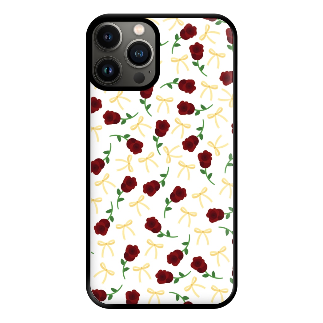 Roses And Bows Pattern Phone Case for iPhone 11 Pro Max