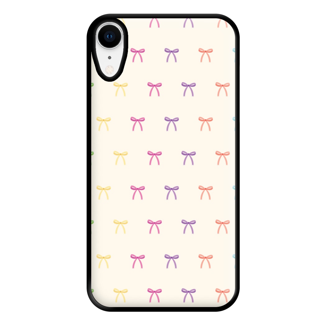Pastel Ribbons Pattern Phone Case for iPhone XR