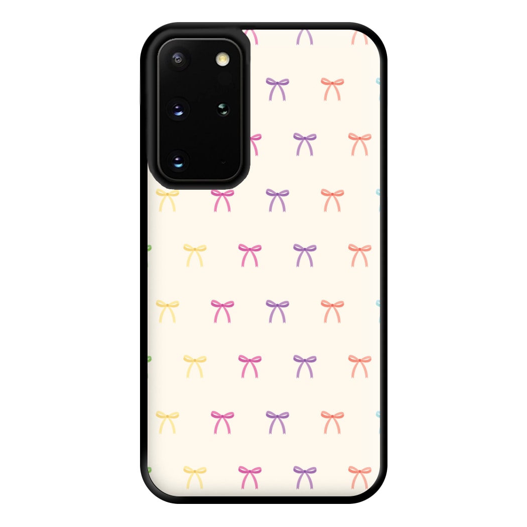 Pastel Ribbons Pattern Phone Case for Galaxy S20 Plus