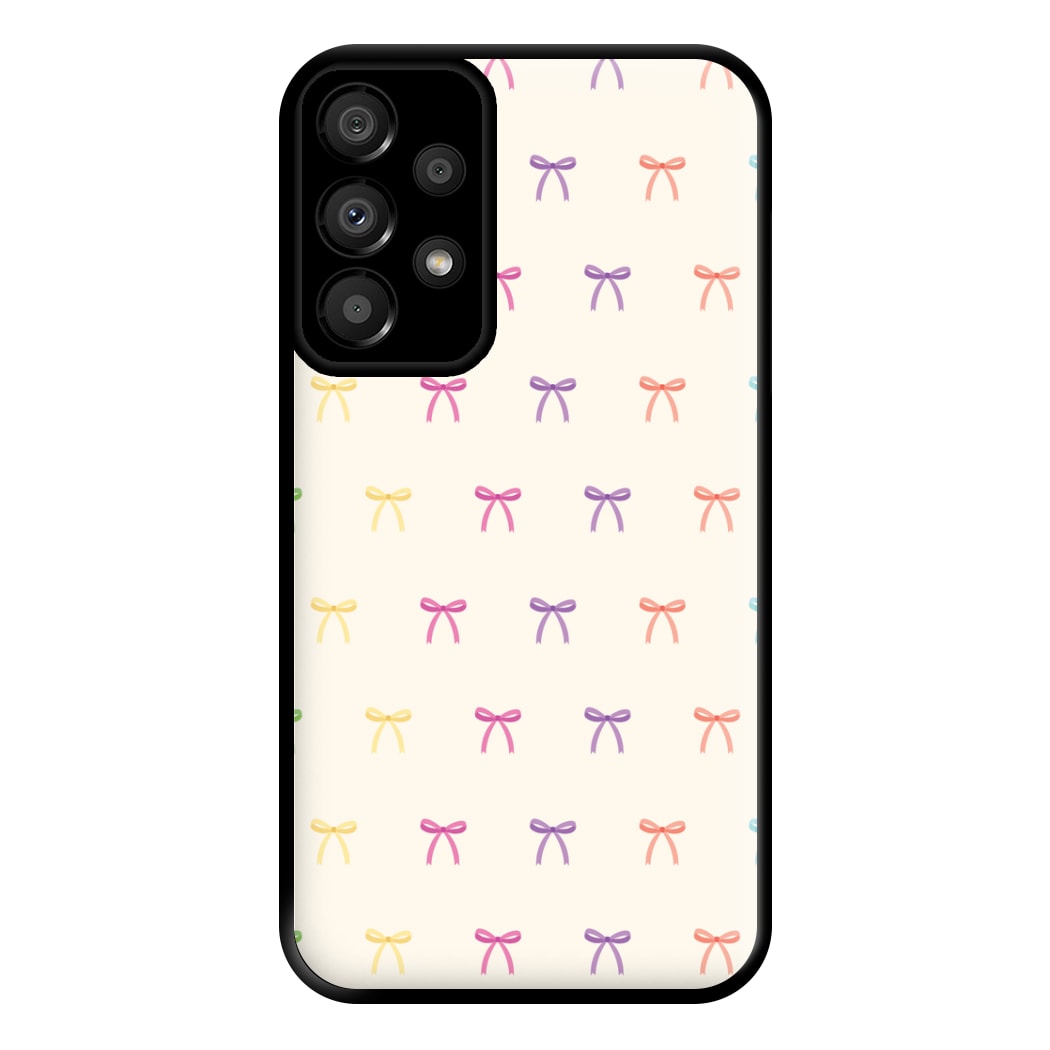 Pastel Ribbons Pattern Phone Case for Galaxy A33