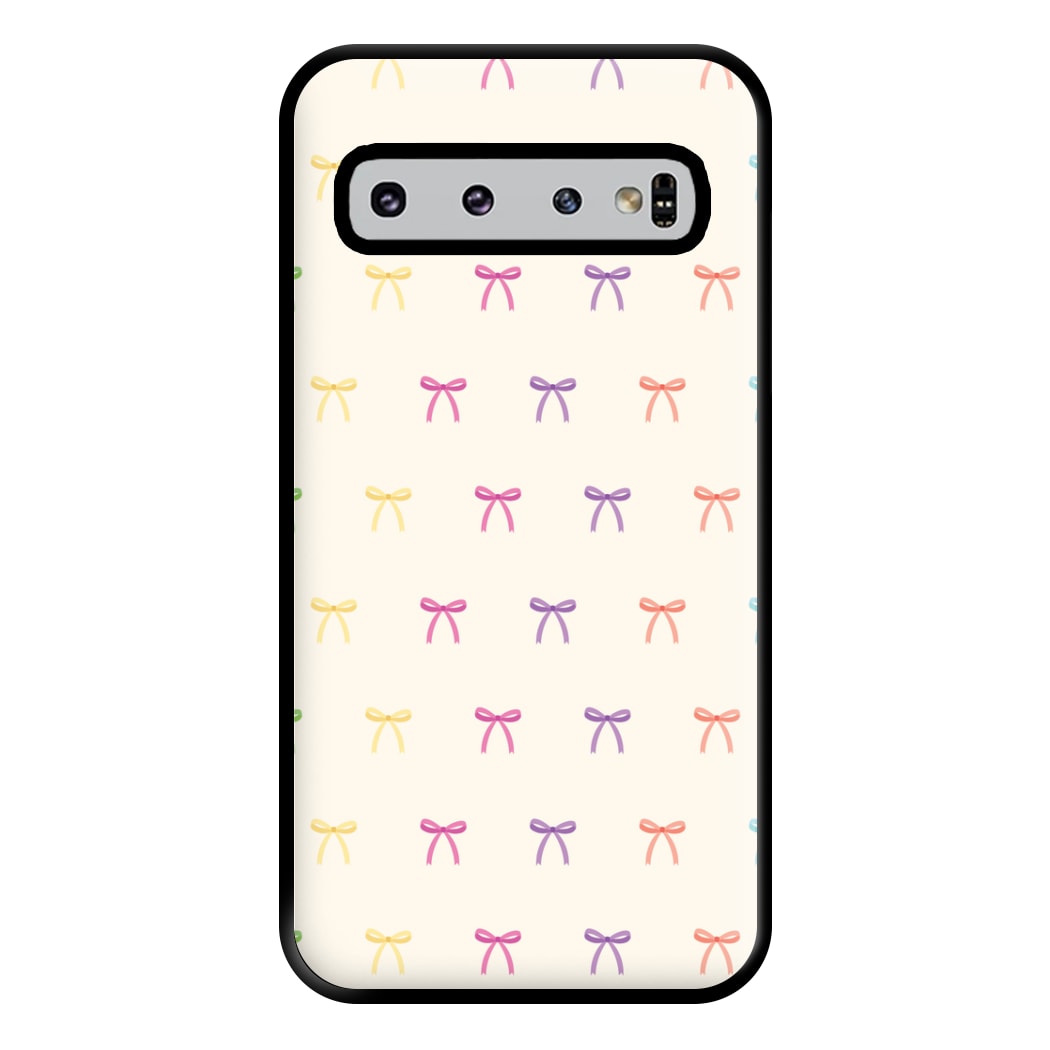 Pastel Ribbons Pattern Phone Case for Galaxy S10 Plus