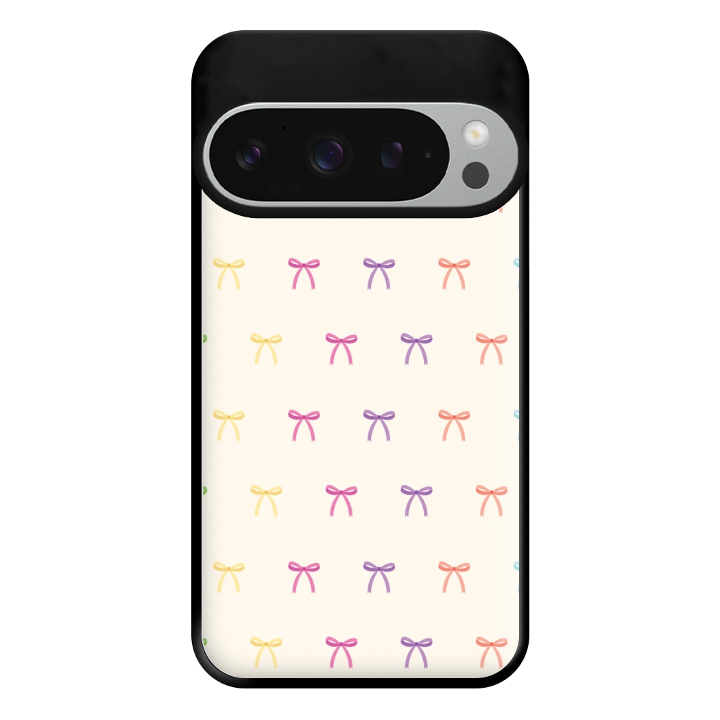 Pastel Ribbons Pattern Phone Case for Google Pixel 9 Pro XL