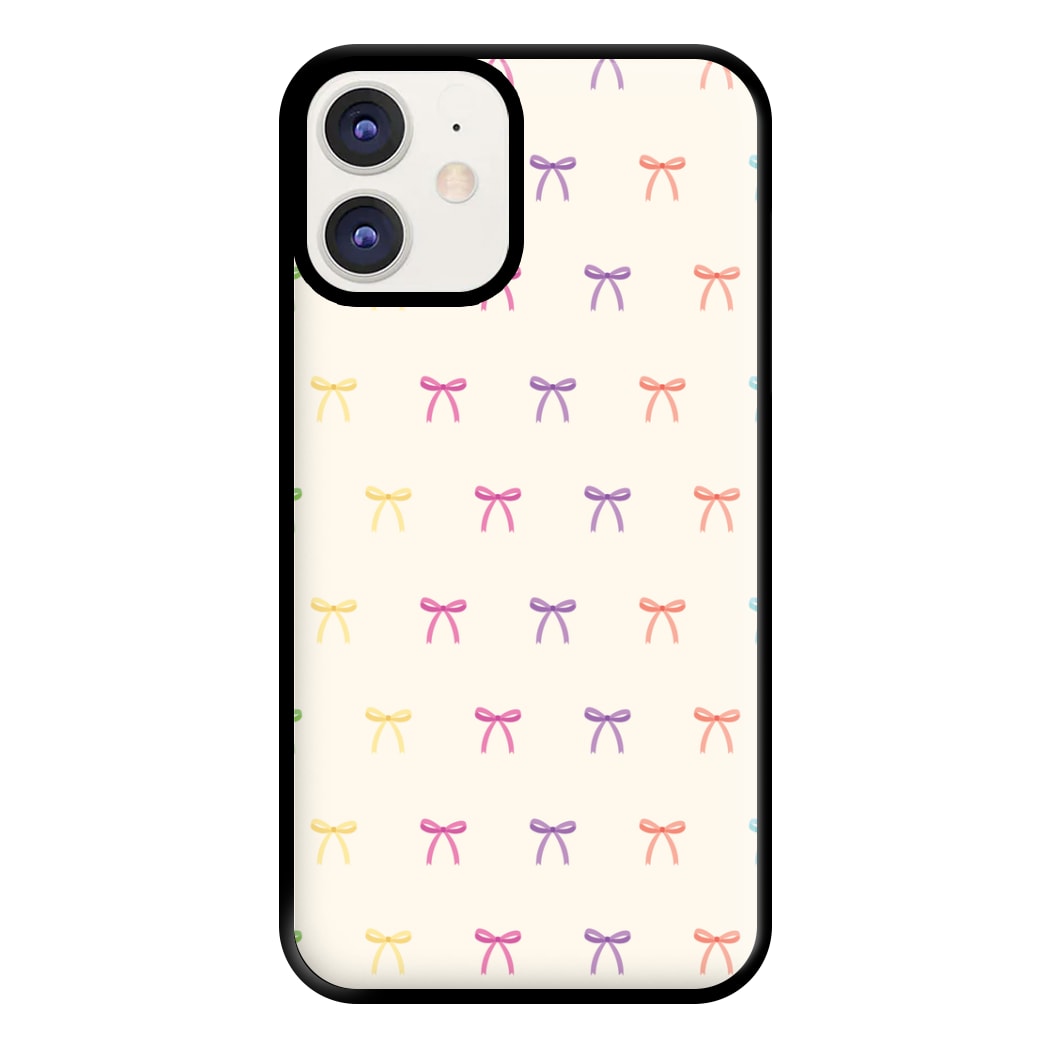 Pastel Ribbons Pattern Phone Case for iPhone 12 / 12 Pro