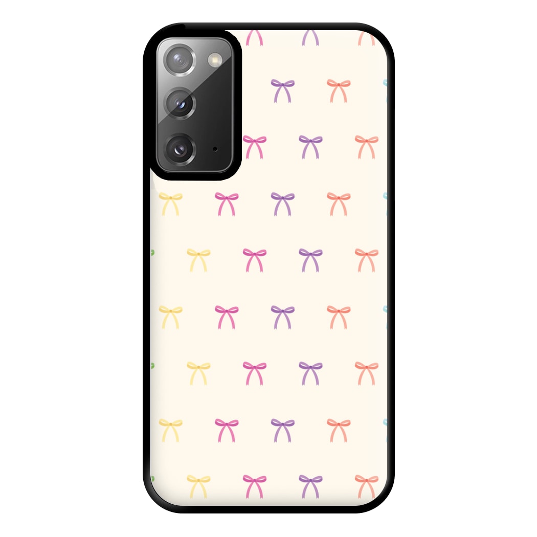 Pastel Ribbons Pattern Phone Case for Galaxy Note 20 Ultra