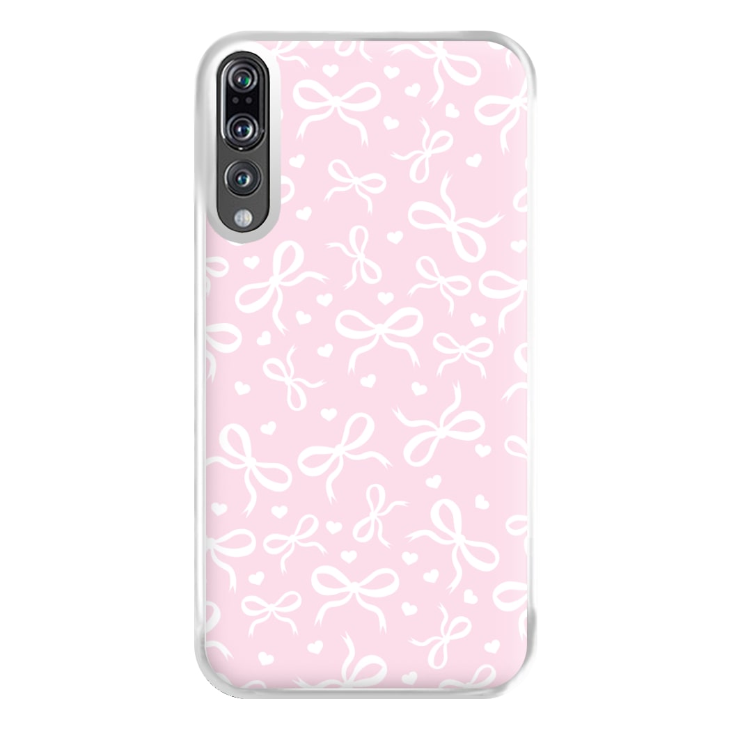 Coquette Bows And Hearts Baby Pink Phone Case for Huawei P20 Pro
