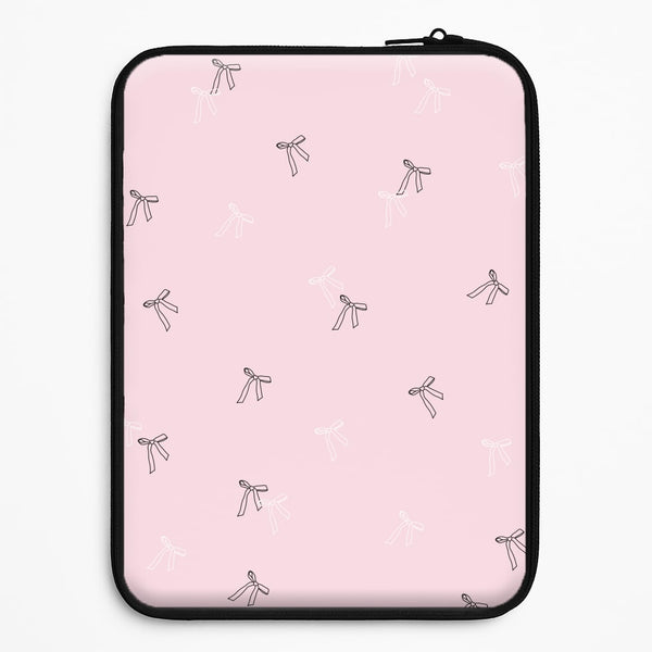 Coquette Mini Bows Pattern Pink Universal Laptop Sleeve