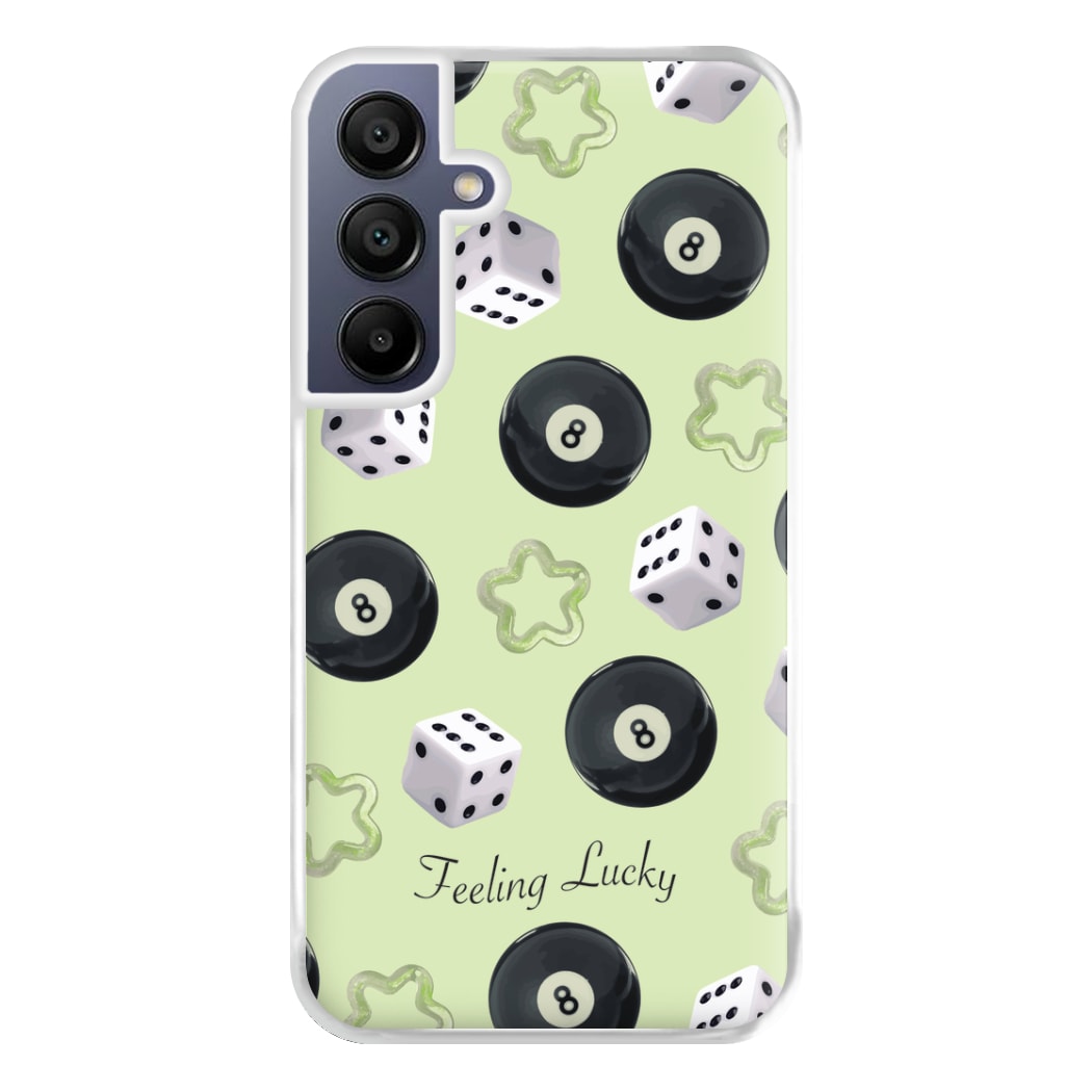 Feeling Lucky Assortment Pattern Phone Case for Galaxy A16