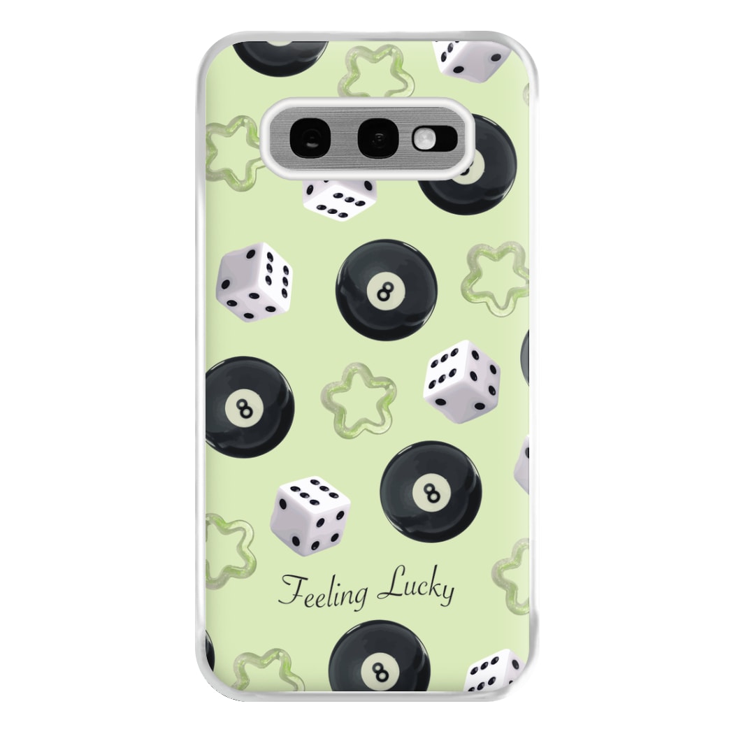 Feeling Lucky Assortment Pattern Phone Case for Galaxy S10e