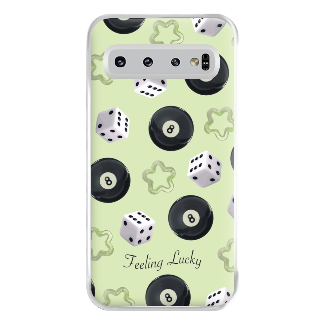 Feeling Lucky Assortment Pattern Phone Case for Galaxy S10 Plus