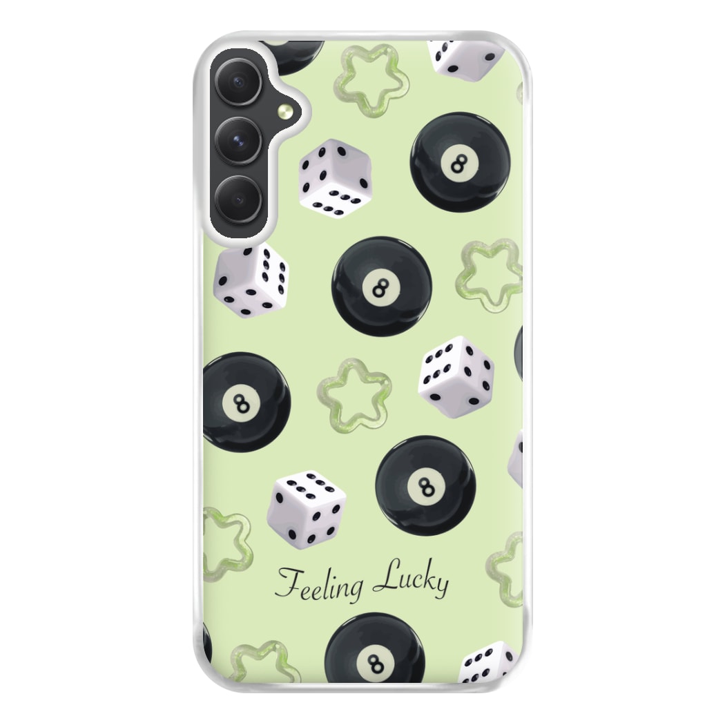 Feeling Lucky Assortment Pattern Phone Case for Galaxy A34