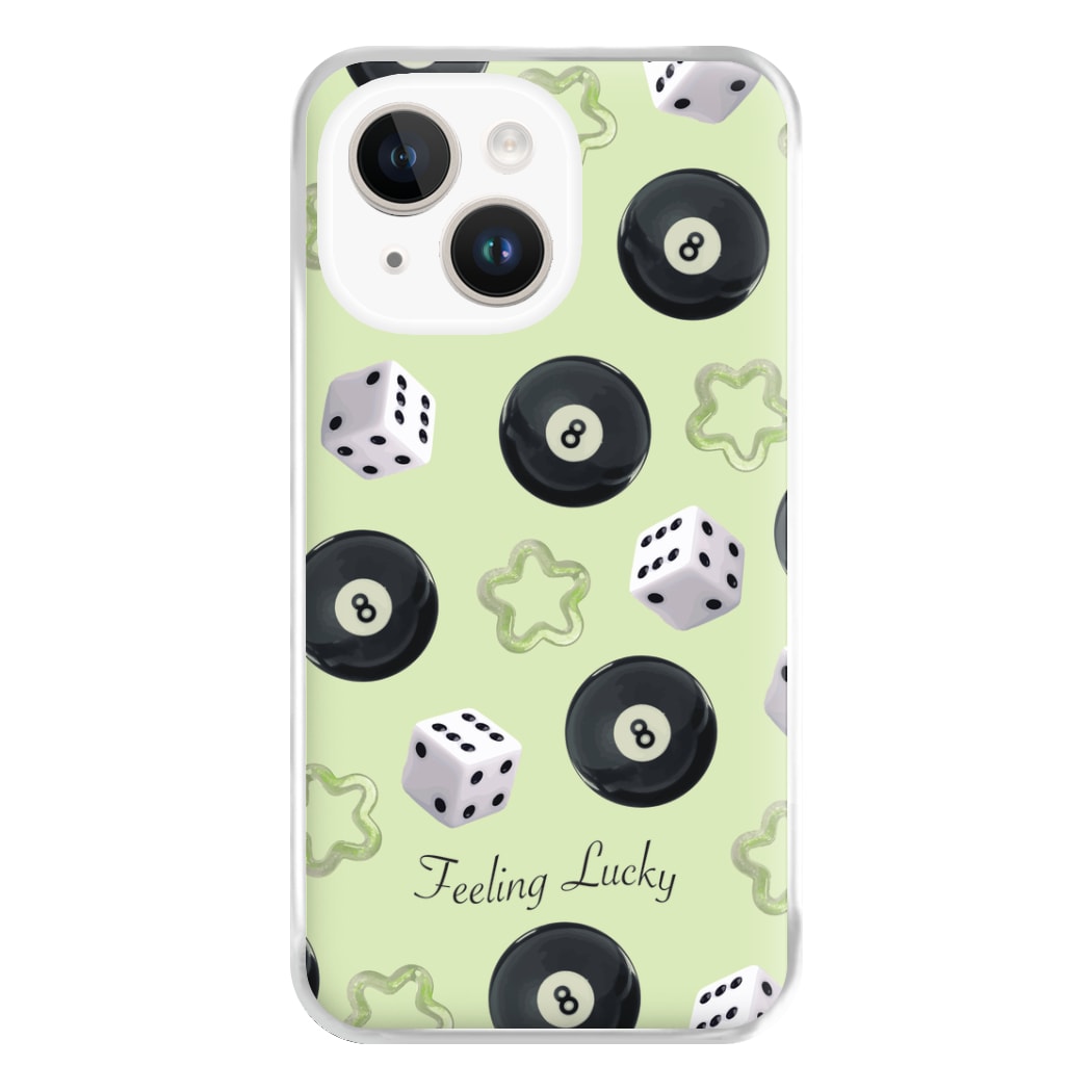 Feeling Lucky Assortment Pattern Phone Case for iPhone 14 Plus