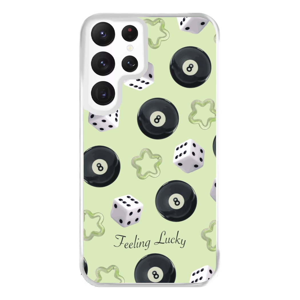 Feeling Lucky Assortment Pattern Phone Case for Galaxy S22 Ultra