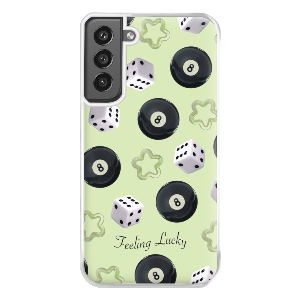 Feeling Lucky Assortment Pattern Phone Case for Galaxy S21FE