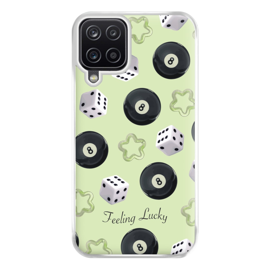 Feeling Lucky Assortment Pattern Phone Case for Galaxy A12