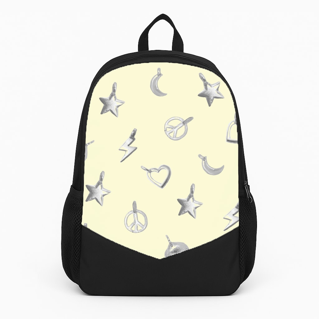 Bracelet Charms Pattern Large Backpack