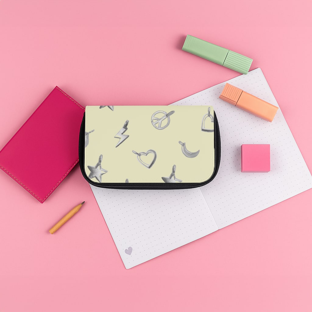 Bracelet Charms Pattern Pencil Case