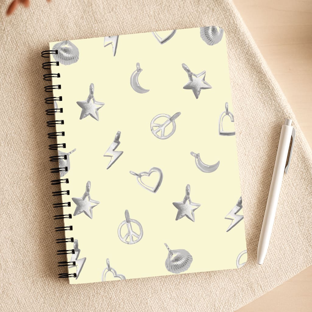 Bracelet Charms Pattern Notepad