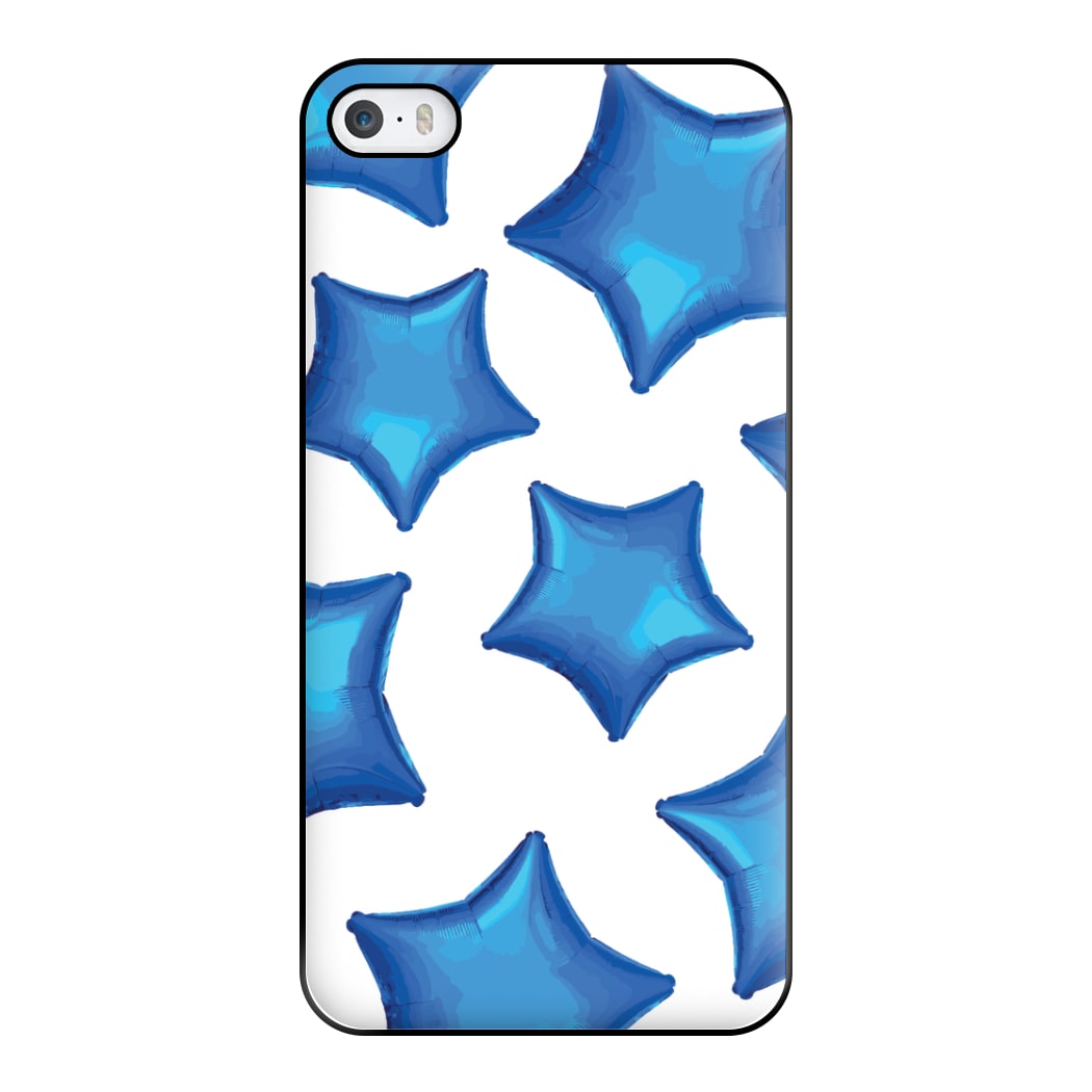 Blue Star Balloons Pattern Phone Case for iPhone 5 / 5s / SE 2016