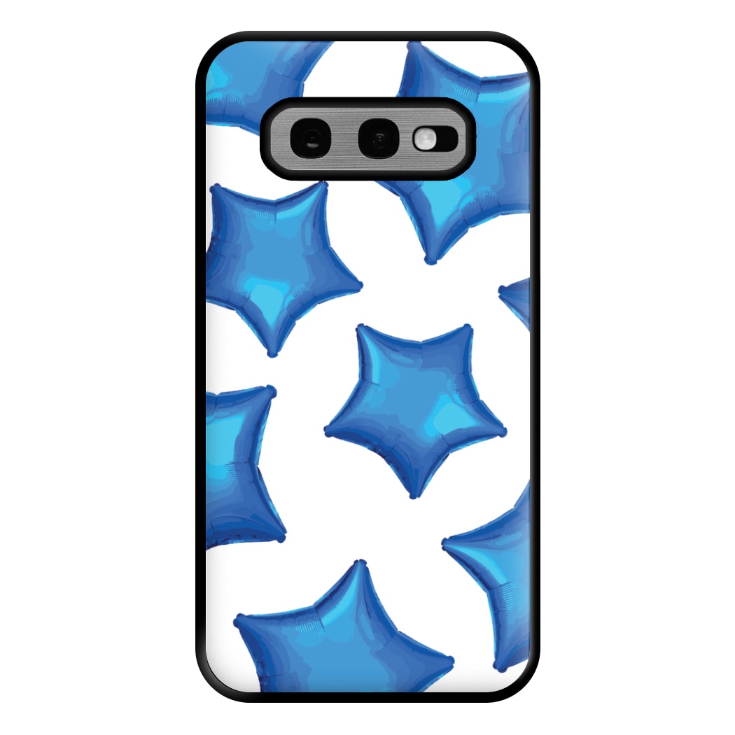 Blue Star Balloons Pattern Phone Case for Galaxy S10e