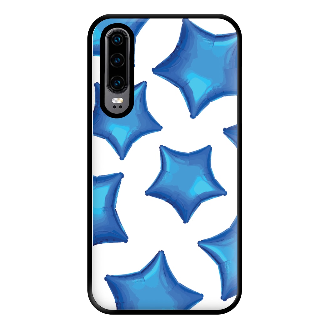 Blue Star Balloons Pattern Phone Case for Huawei P30