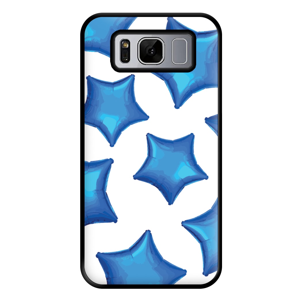 Blue Star Balloons Pattern Phone Case for Galaxy S8 Plus