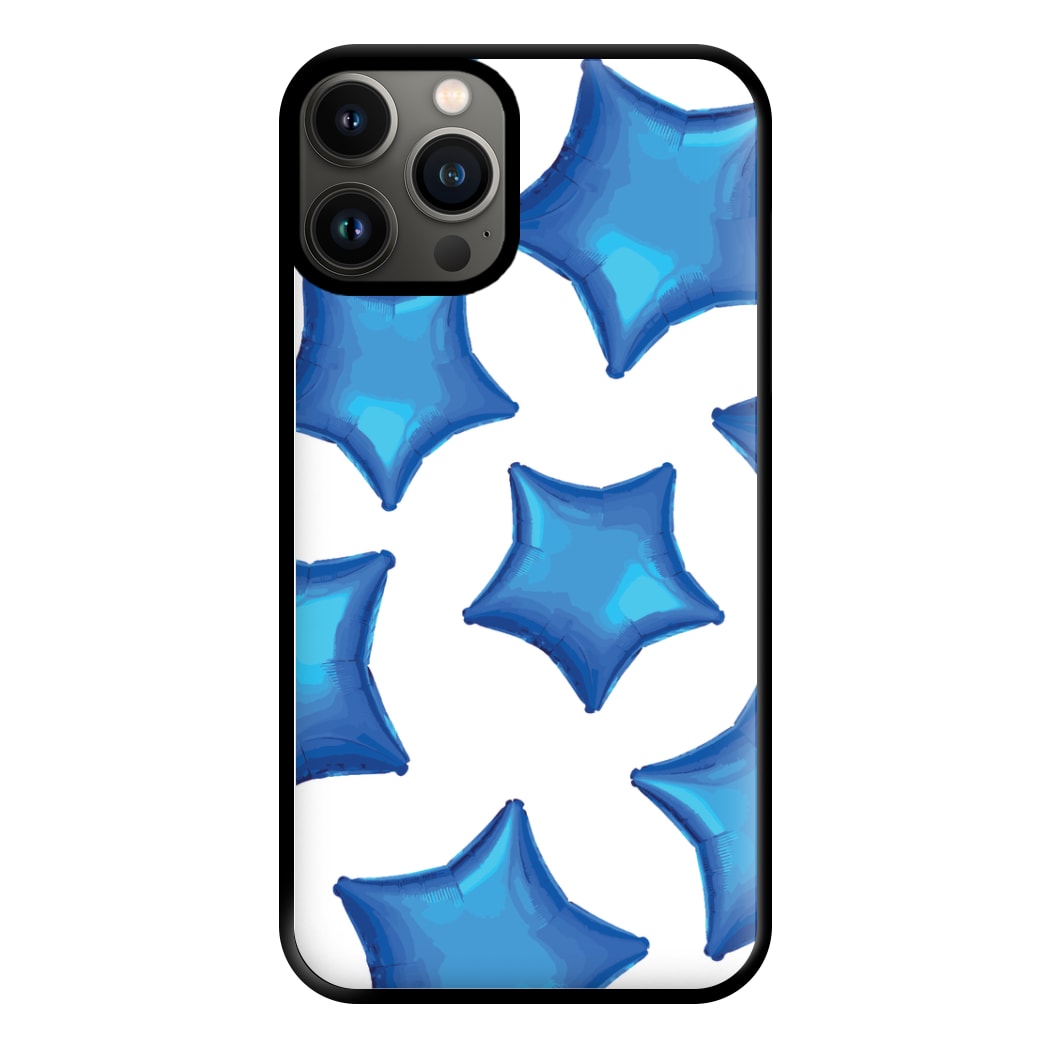 Blue Star Balloons Pattern Phone Case for iPhone 11 Pro Max