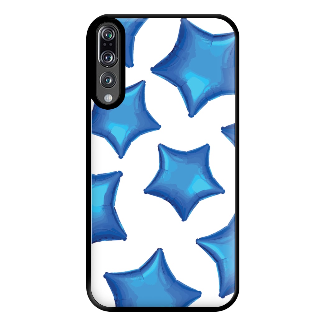 Blue Star Balloons Pattern Phone Case for Huawei P20 Pro