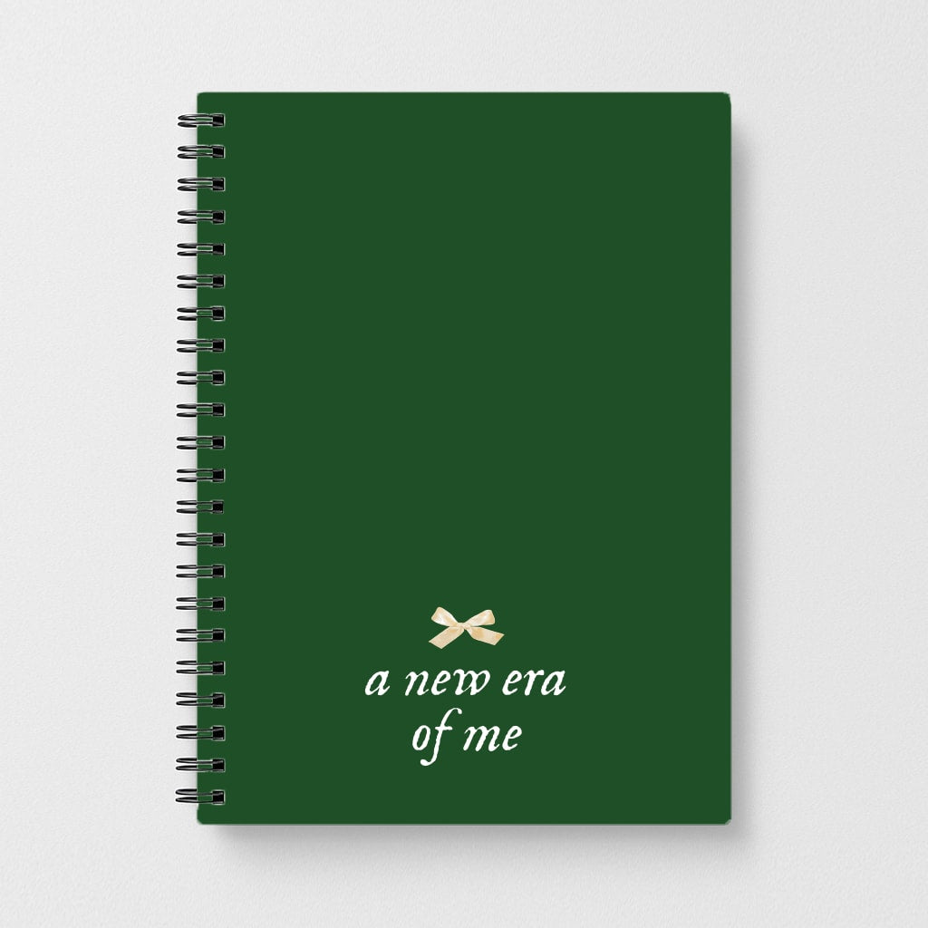 Coquette A New Era Of Me Green Notebook