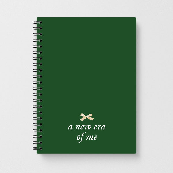 Coquette A New Era Of Me Green Notebook