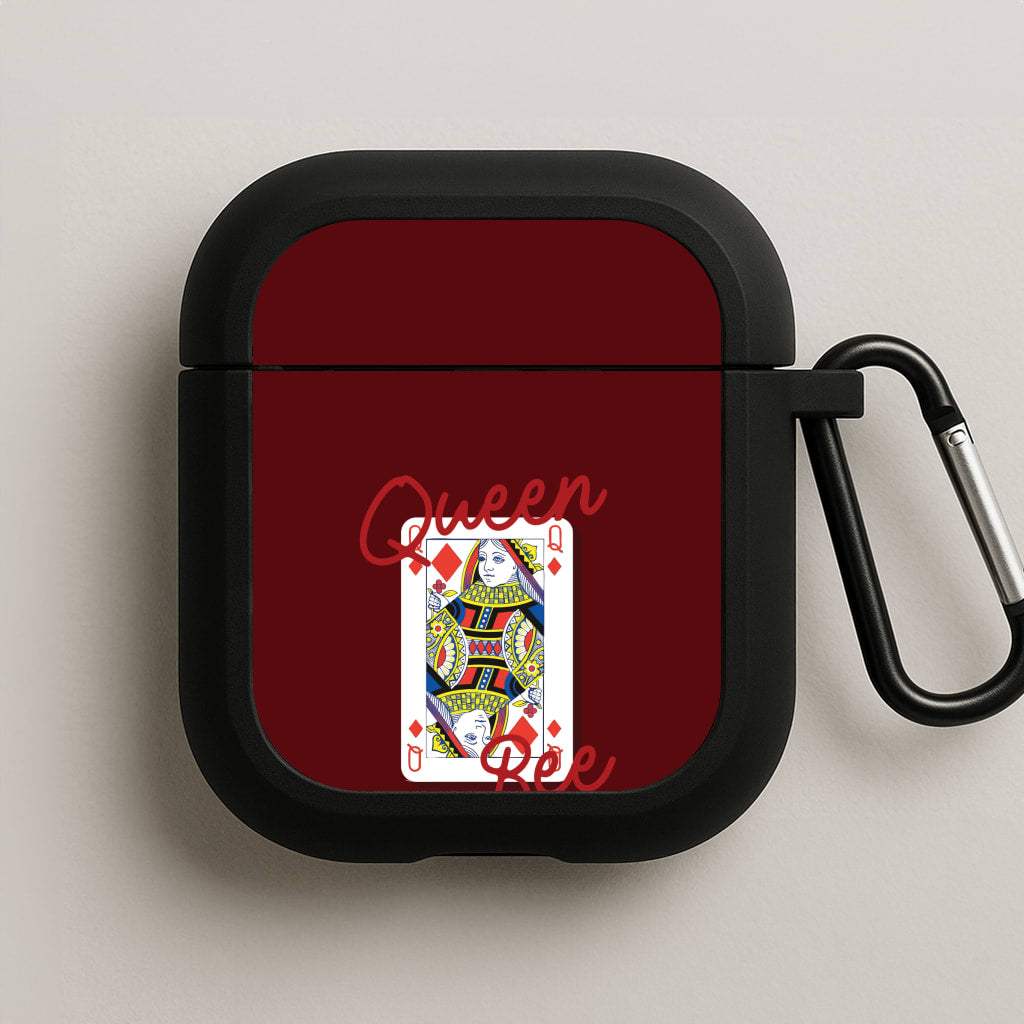 Queen Bee Playing Card AirPods Case