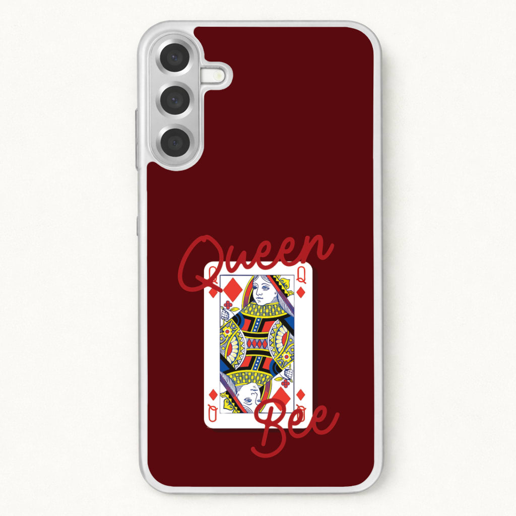 Queen Bee Playing Card Phone Case for Galaxy A57
